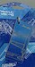 Keychain made of real aircraft skin: Yak-40 UR-MHG blue