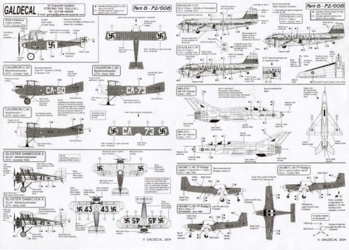 Finnish AF part 8 (NAB9 Albatros, Caudron C59/60, Gloster Gamecock, DC3, L90TP Redigo, Mig21U) 72008