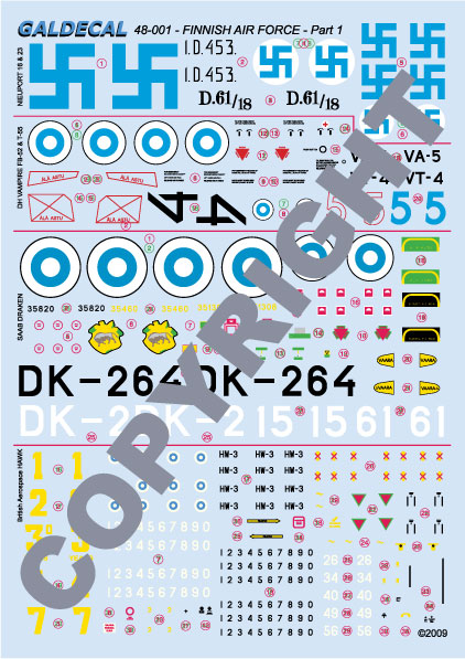 Finnish AF part 1 (Nieuport 16,23, Vampire FB52 T55, Draken, Hawk) GAL48001