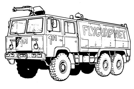 Scania Rtbg 4112A Räddnigsterrängbil  GE72013