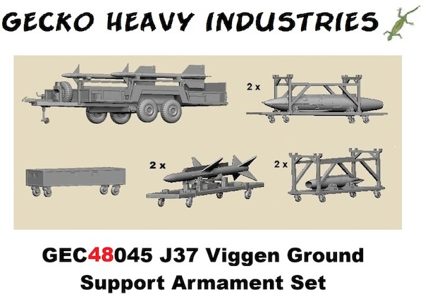Saab J37 Viggen Ground Support Armament Set  GEC48045