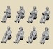 1960-1980 m/59 Uniformed drivers and passengers (8 Figures) GEC72039