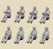 1960-1980 m/59 Uniformed drivers and passengers  (8 Figures) GEC72039
