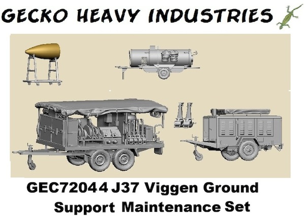 Saab J37 Viggen Ground Support Maintenance  Set  GEC72044