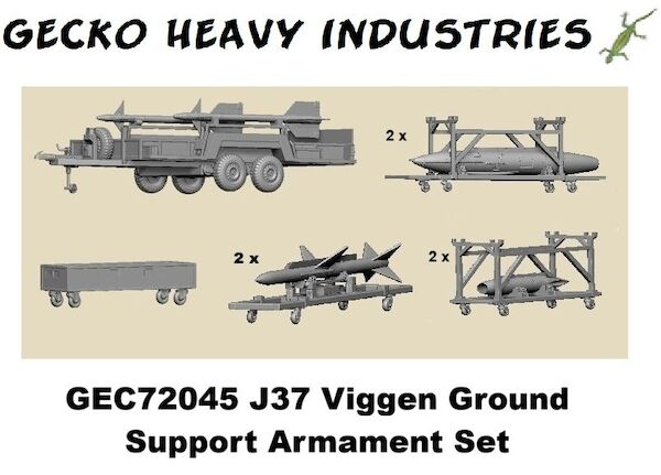 Saab J37 Viggen Ground Support Armament Set  GEC72045