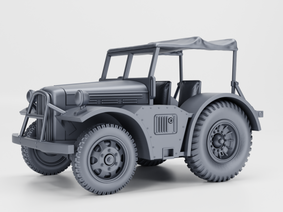 Volvo Hjultraktor 383, Swedish tow tractor of the 1950's  GEC72053