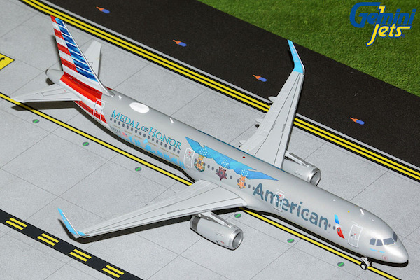Airbus A321 American "Flagship Valor"/"Medal of Honor" N167AN G2AAL1156