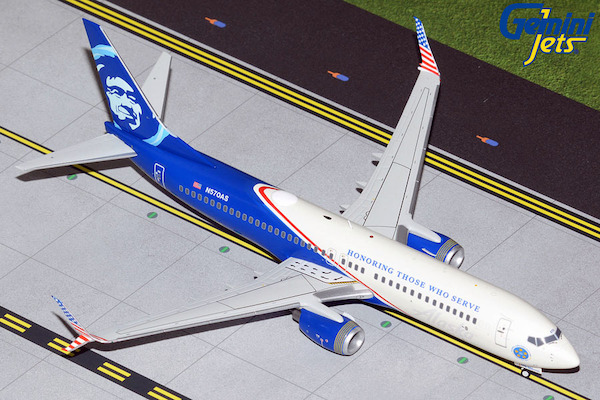 Boeing 737-800 Alaska Airlines "Honoring Those Who Serve" N570AS G2ASA1138