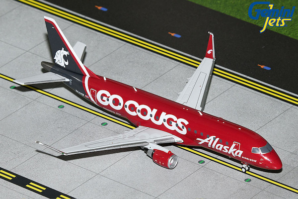 Embraer ERJ175LR Alaska Airlines / Horizon Air Washington State Univ. "Go Cougs" N661QX G2ASA1286