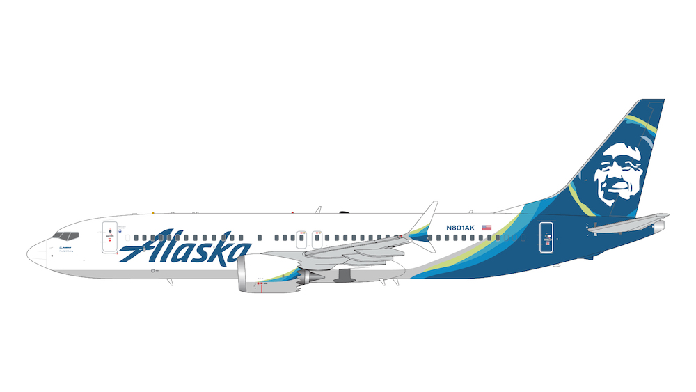 Gemini Jets G2ASA1317 Boeing 737 MAX 8 Alaska Airlines N801AK