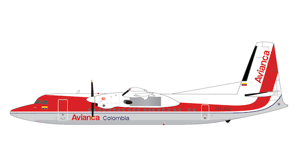 Fokker 50 Avianca Colombia PH-AVJ G2AVA1500