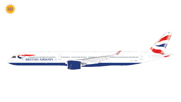 Airbus A350-1000 British Airways G-XWBB flaps down G2BAW1124F