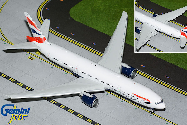 Boeing 777-200ER British Airways G-YMMS flaps down G2BAW1130F