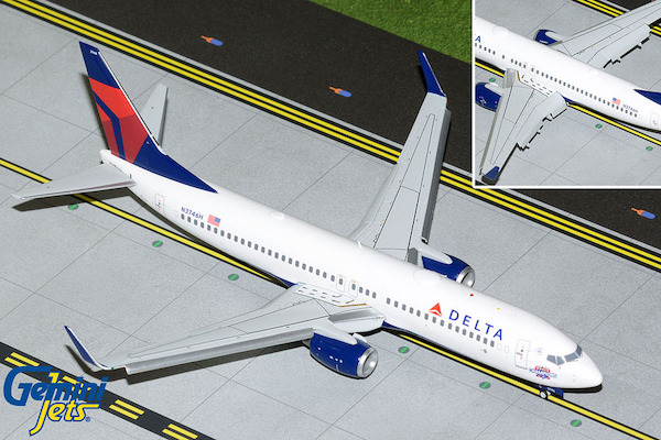 Boeing 737-800 Delta Air Lines "Atlanta Braves"/"World Champions" N3746H flaps Down G2DAL1114F