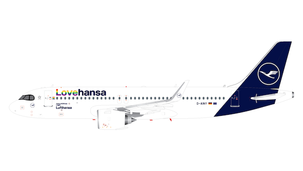 Airbus A320neo Lufthansa "Lovehansa" D-AINY G2DLH1198
