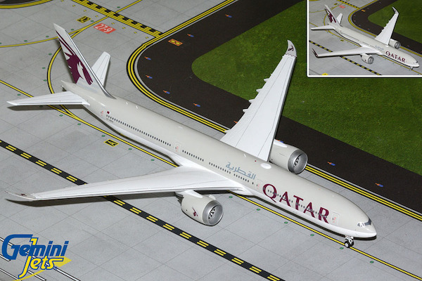 Boeing 777-9 Qatar Airways A7-BKA with optional folded wingtips  G2QTR1322
