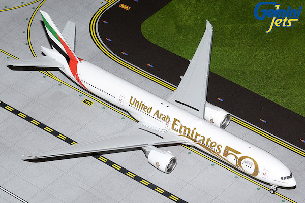 Boeing 777-300ER Emirates UAE 50th Anniversary A6-EGE G2UAE1055