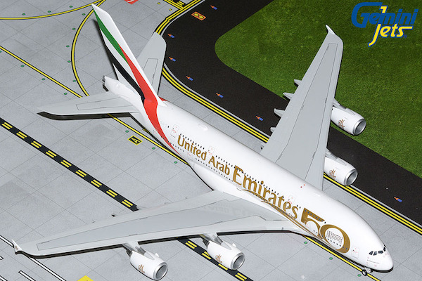 Airbus A380 Emirates UAE 50th Anniversary A6-EVG G2UAE1056