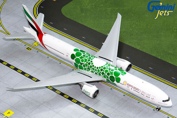 Boeing 777-300ER Emirates "Green EXPO 2020" A6-EPU  G2UAE799