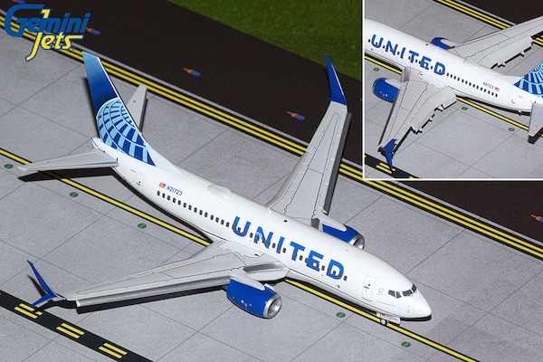 Boeing 737-700 United Airlines N21723 flaps down G2UAL1014F
