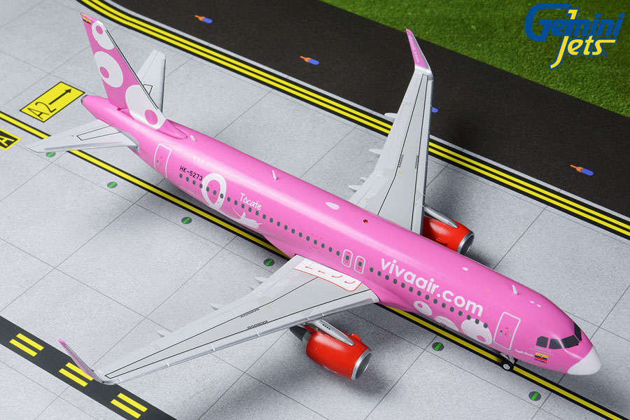 Gemini Jets G2VVC823 Airbus A320 VivaAir "Pink Livery"