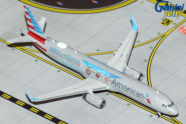 Airbus A321 American "Flagship Valor"/"Medal of Honor" N167AN GJAAL2139