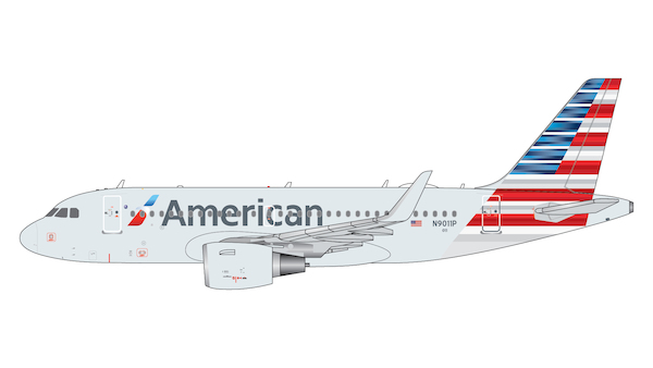 Airbus A319-100 American Airlines N9011P GJAAL2360
