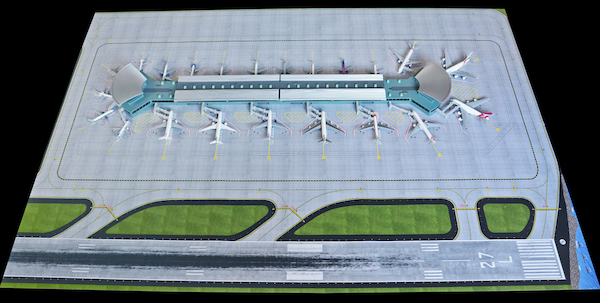Airport Accessories Four piece Mat Set for GJARPTC Terminal GJAPS008