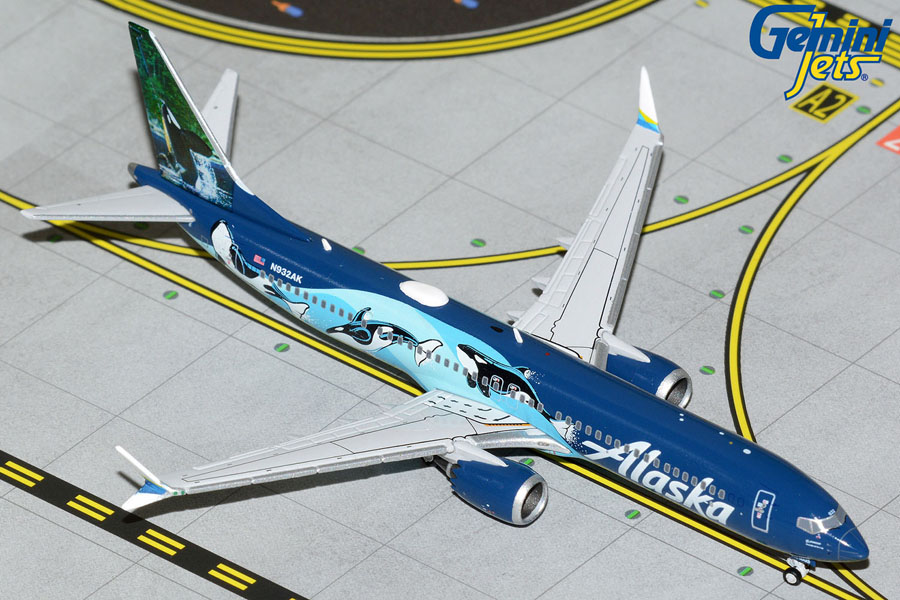 Gemini Jets GJASA2078 Boeing 737 MAX 9 Alaska Airlines "West