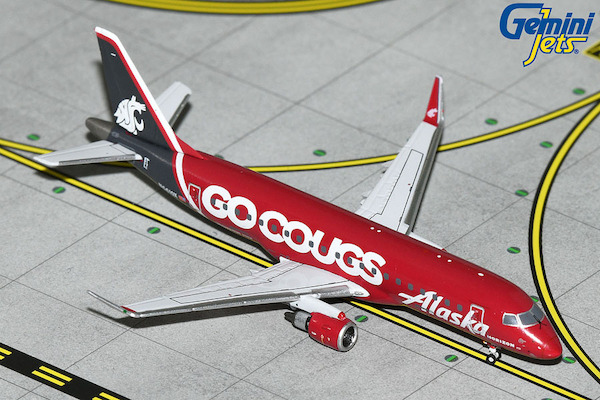 Embraer ERJ175LR Alaska Airlines / Horizon Air Univ. of Washington "Go Cougs" N661QX GJASA2250