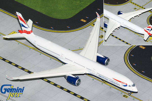 Airbus A350-1000 British Airways G-XWBB flaps down GJBAW2111F