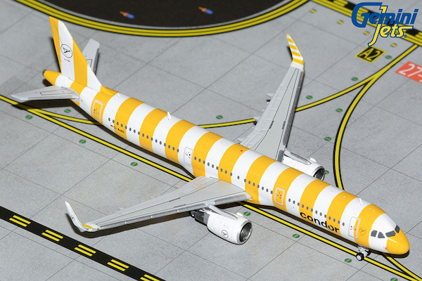 Airbus A321 Condor (new livery: yellow stripes/sunshine) GJCFG2149
