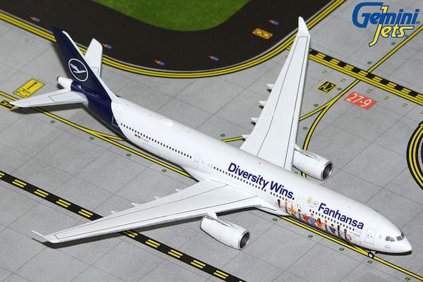 Airbus A330-300 Lufthansa Fanhansa "Diversity Wins." D-AIKQ GJDLH2191