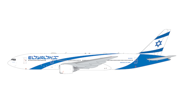 Boeing 777-200ER El Al Israel Airlines 4X-ECE new livery GJELY2425