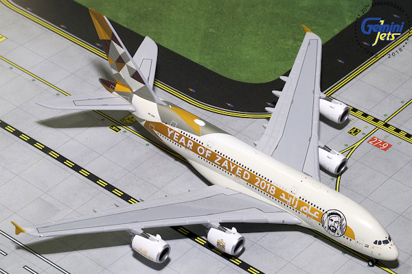 Airbus A380 Etihad "Year of Zayed, 2018" A6-APH GJETD1813