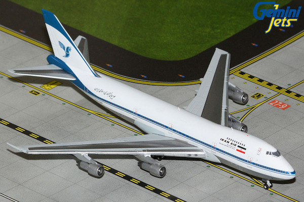 Boeing 747-100B Iran Air EP-IAM polished belly  GJIRA2305