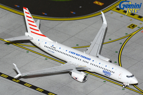 Boeing 737-800 Harris-Walz Campaign B737-800W N778MA  GJKAI2322