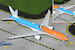 Boeing 777-300ER KLM Orange Pride PH-BVA flaps down 