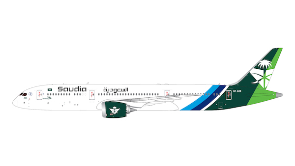 Boeing B787-9 Dreamliner Saudi Arabian Airlines "National Day" HZ-ARB  GJSVA2310