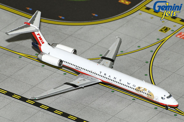 McDonnell Douglas MD82 TWA Trans World Airlines N960TW GJTWA1711