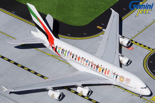 Airbus A380 Emirates A6-EVB "Year of Tolerance" livery GJUAE1959