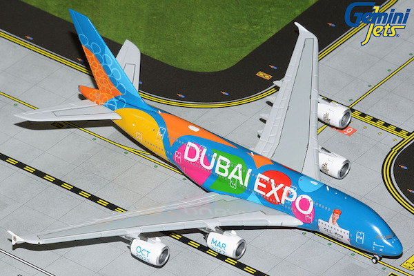 Airbus A380 Emirates "Dubai Expo / Be Part Of The Magic" A6-EEW GJUAE2134