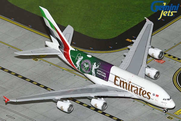 Airbus A380 Emirates "Wimbledon - Official Partner" A6-EOE GJUAE2283