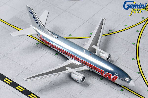 Boeing 737-300 Western N306WA Polished, Final Livery GJWAL1202