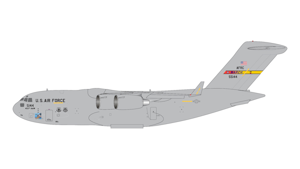 C17 Globemaster USAF "March Air Reserve Base" mei-44  GMUSA148