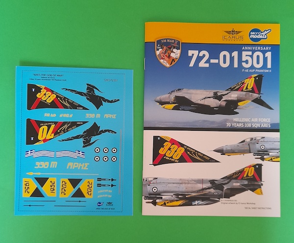 F4E AUP Phantom II 70 years 338sq ARES Hellenic Air Force "ARES THE GOD OF WAR" 72-01501