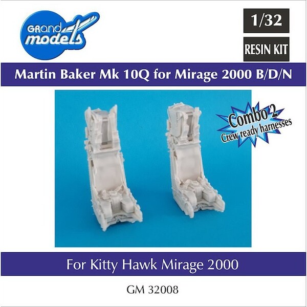 Martin Baker Mk.10Q For Mirage 2000B/D/N (Crew Ready) (Ktty Hawk) GM-32008