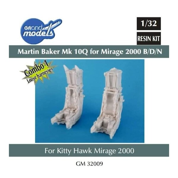 Martin Baker Mk.10Q For Mirage 2000B/D/N (Loose Harness) (Ktty Hawk) GM-32009