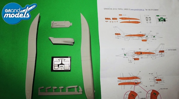 F16C Fighting Falcon Block 50/52M Advanced CFT Conversion set (Tamiya)  GM-48008