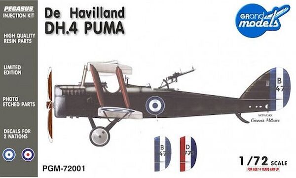 De Havilland DH4 Puma (RFC, Greek AF) PGM-72001